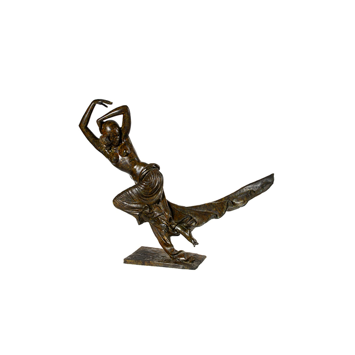 Moroccan Dancer Bronze Statue