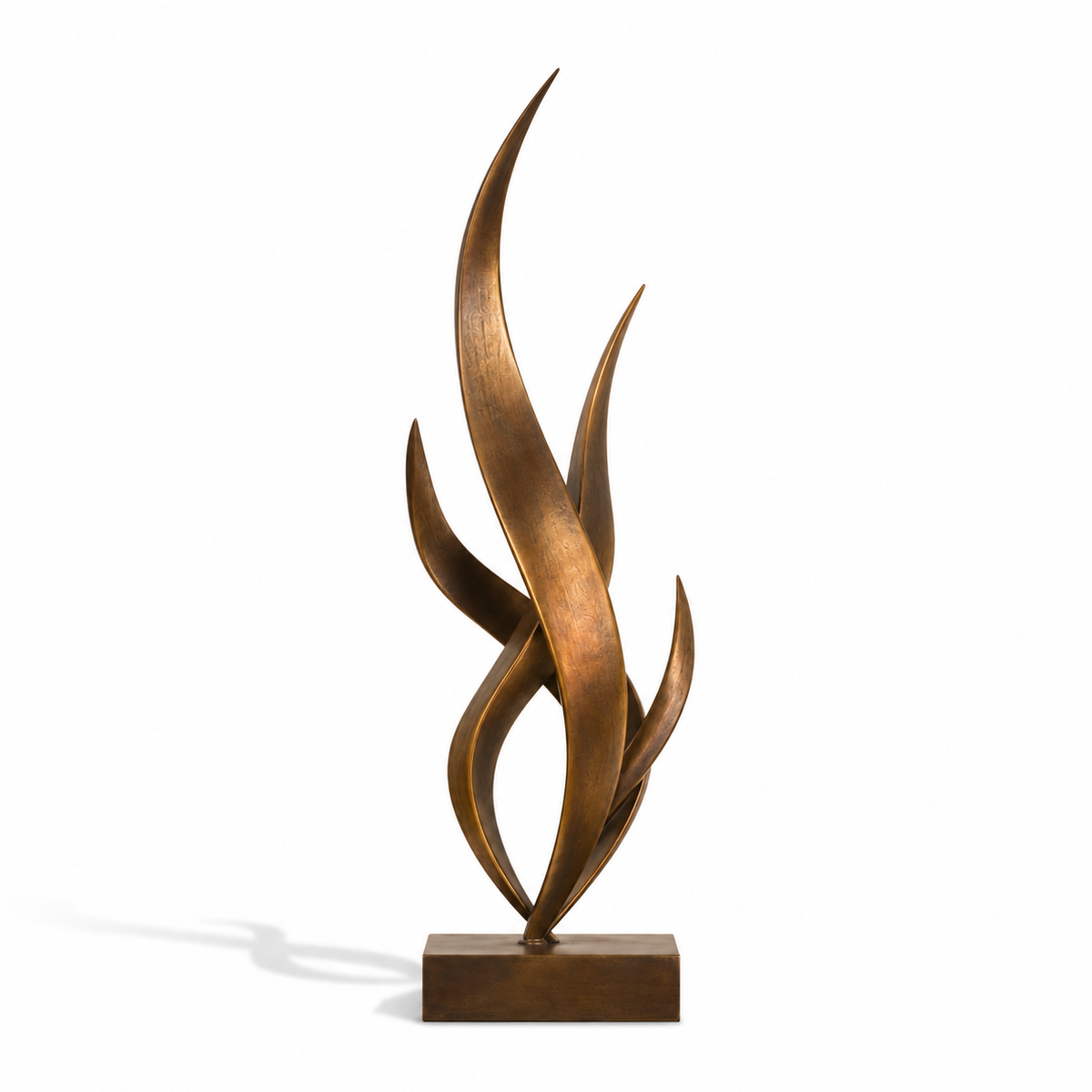 Forge and Forms Bronze Sculpture Dancing Flame