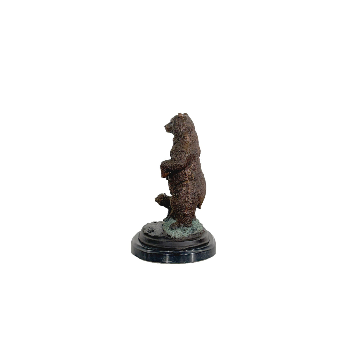 Standing Bear & Cub Table-top Bronze Statue
