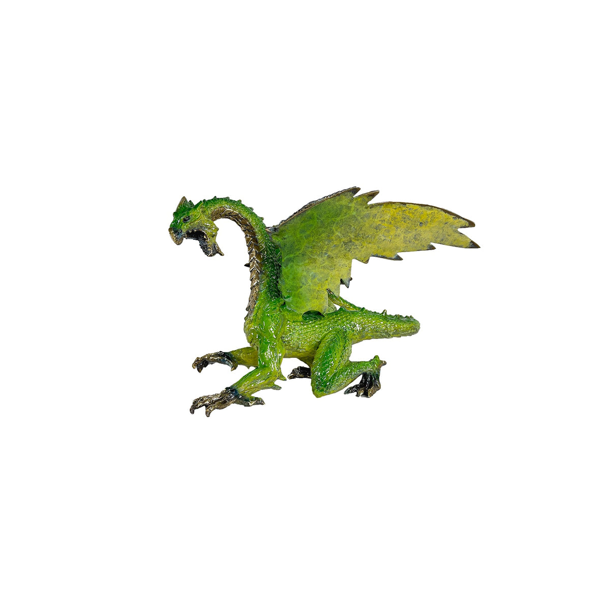 Color Finish Dragon Bronze Table-top Statue