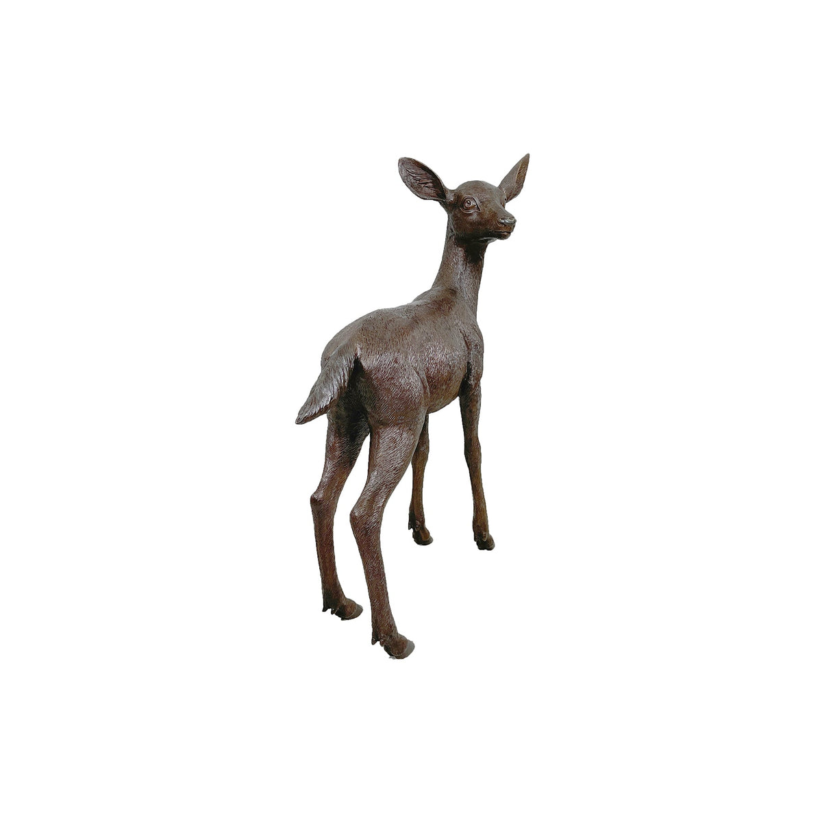 Fawn Bronze Statue - Alice