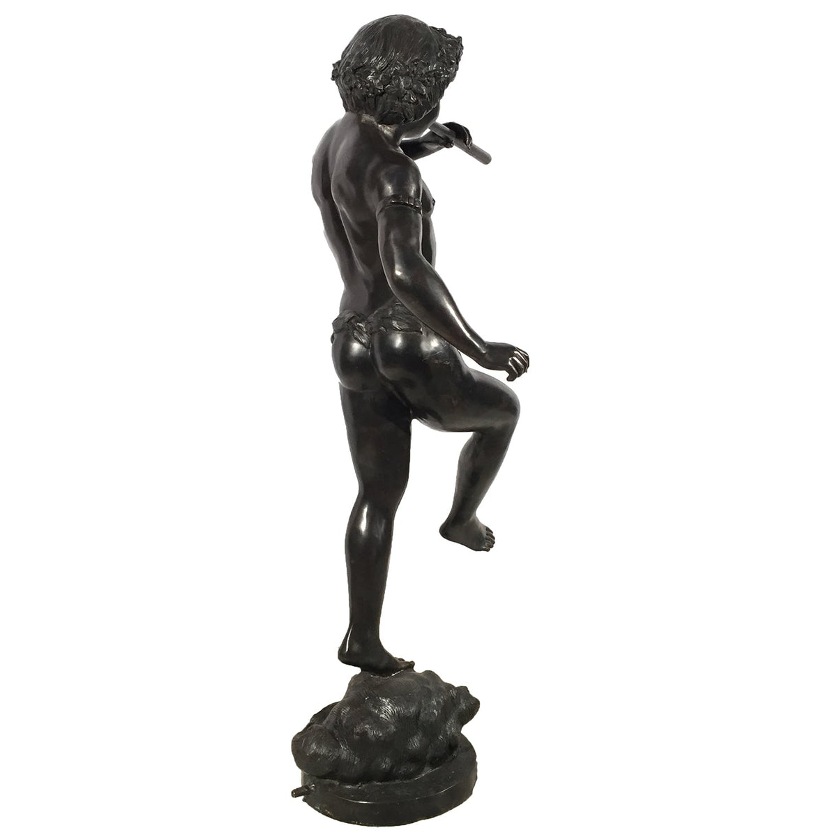 Classical Boy with Flute Bronze Fountain Statue